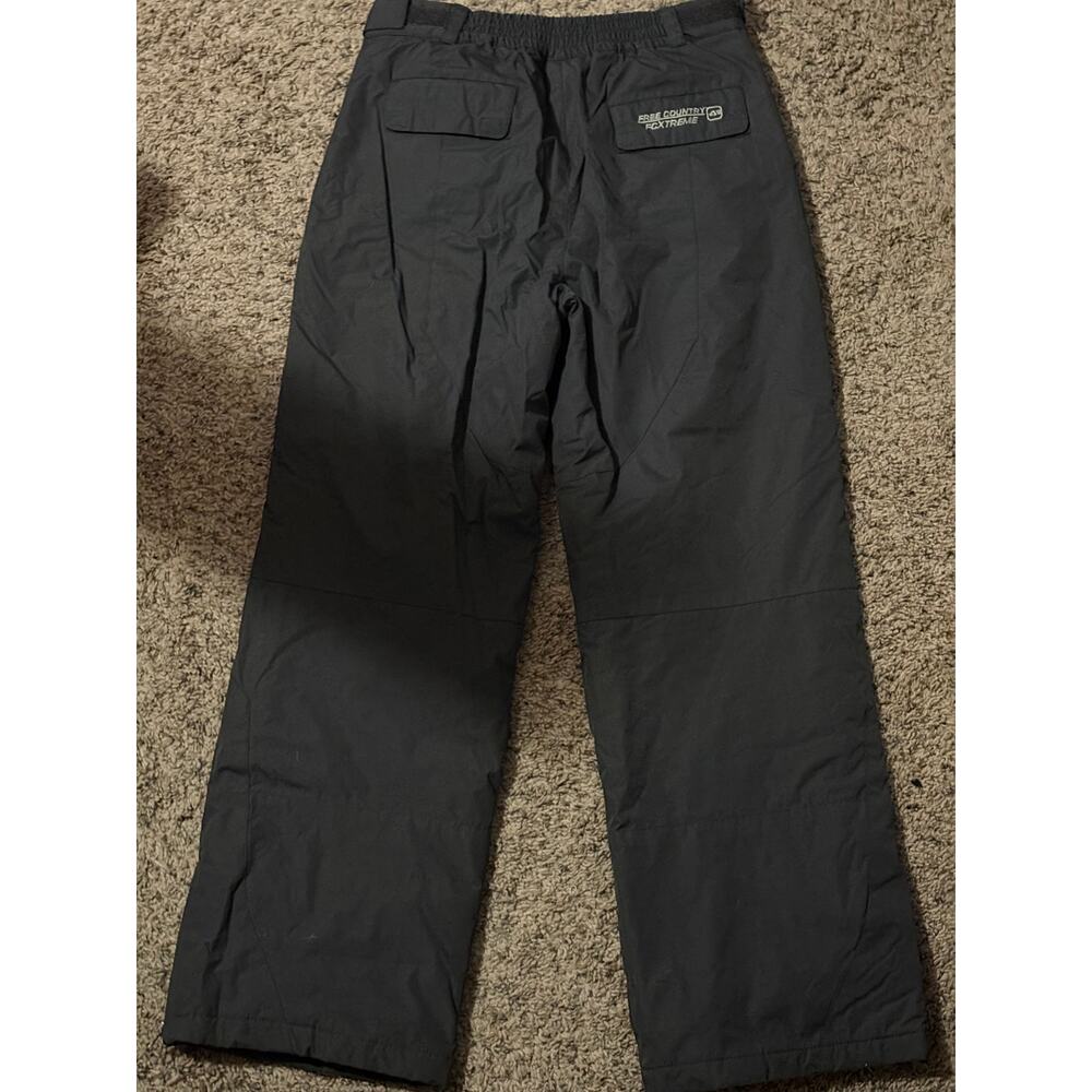 Free Country Snow Pants – Kids XL (14/16) Black Insulated Ski/Snowboard Pants